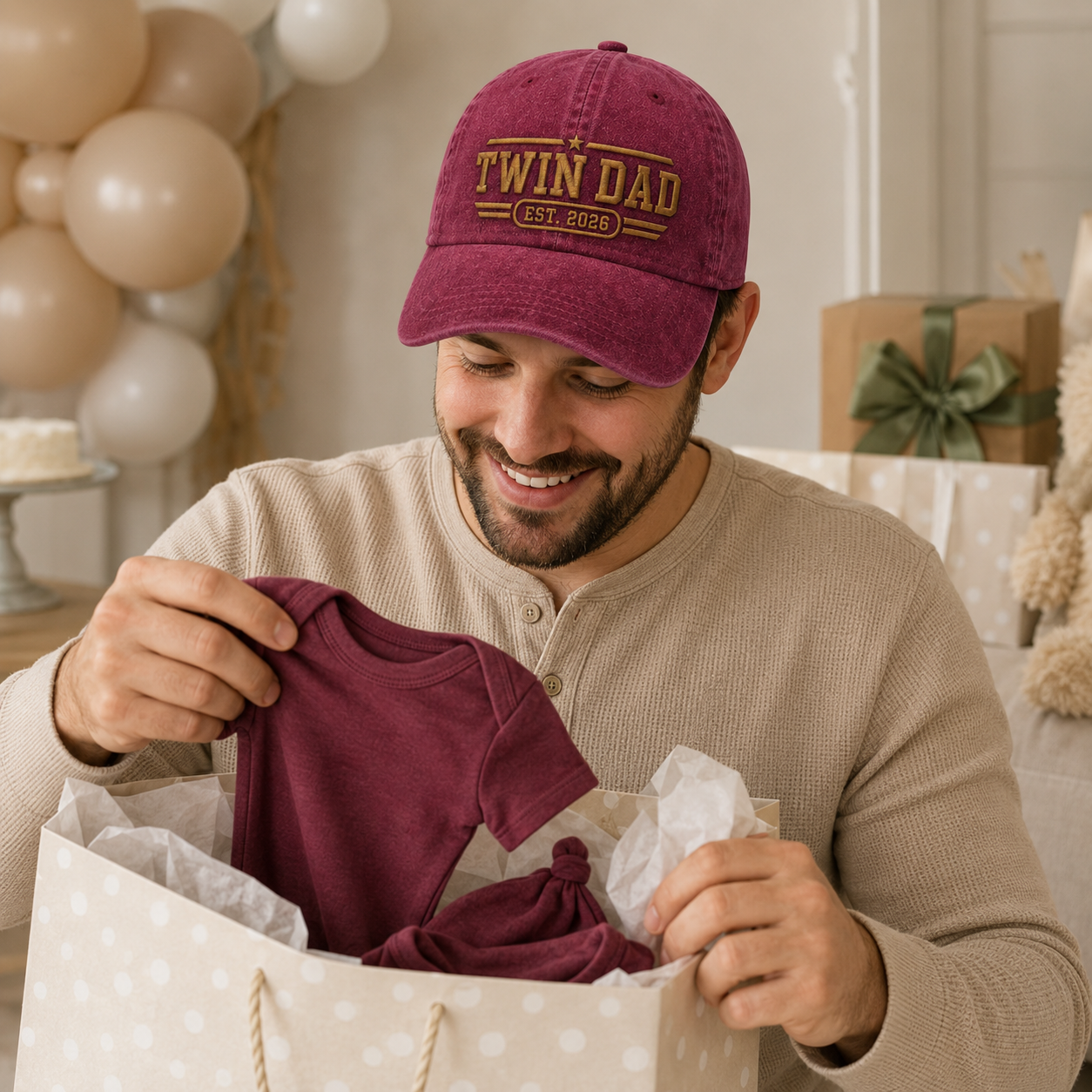 Twin Dad Washed Cap - Washed Cap - detail