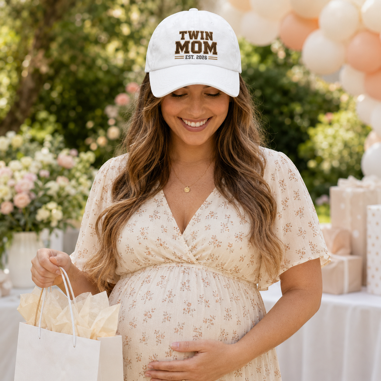 Twin Mom Washed Cap - Washed Cap - lifestyle