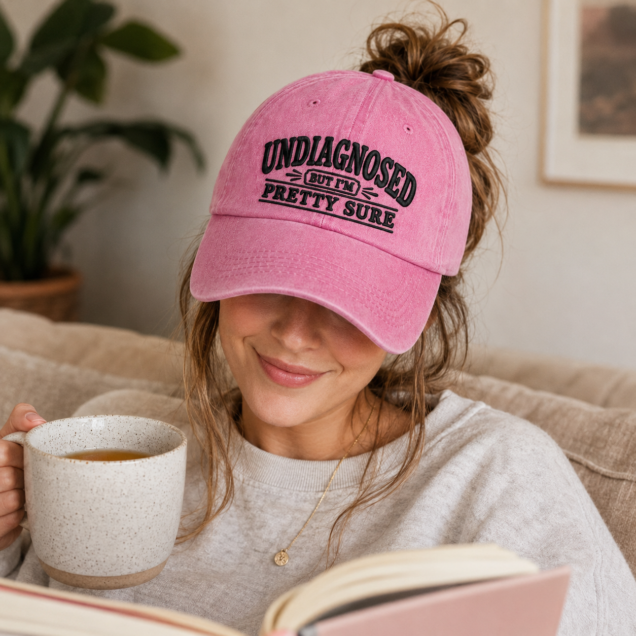 Undiagnosed Pretty Sure Washed Cap - Washed Cap - in use