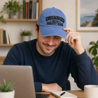 Undiagnosed Pretty Sure Washed Cap - Washed Cap - lifestyle