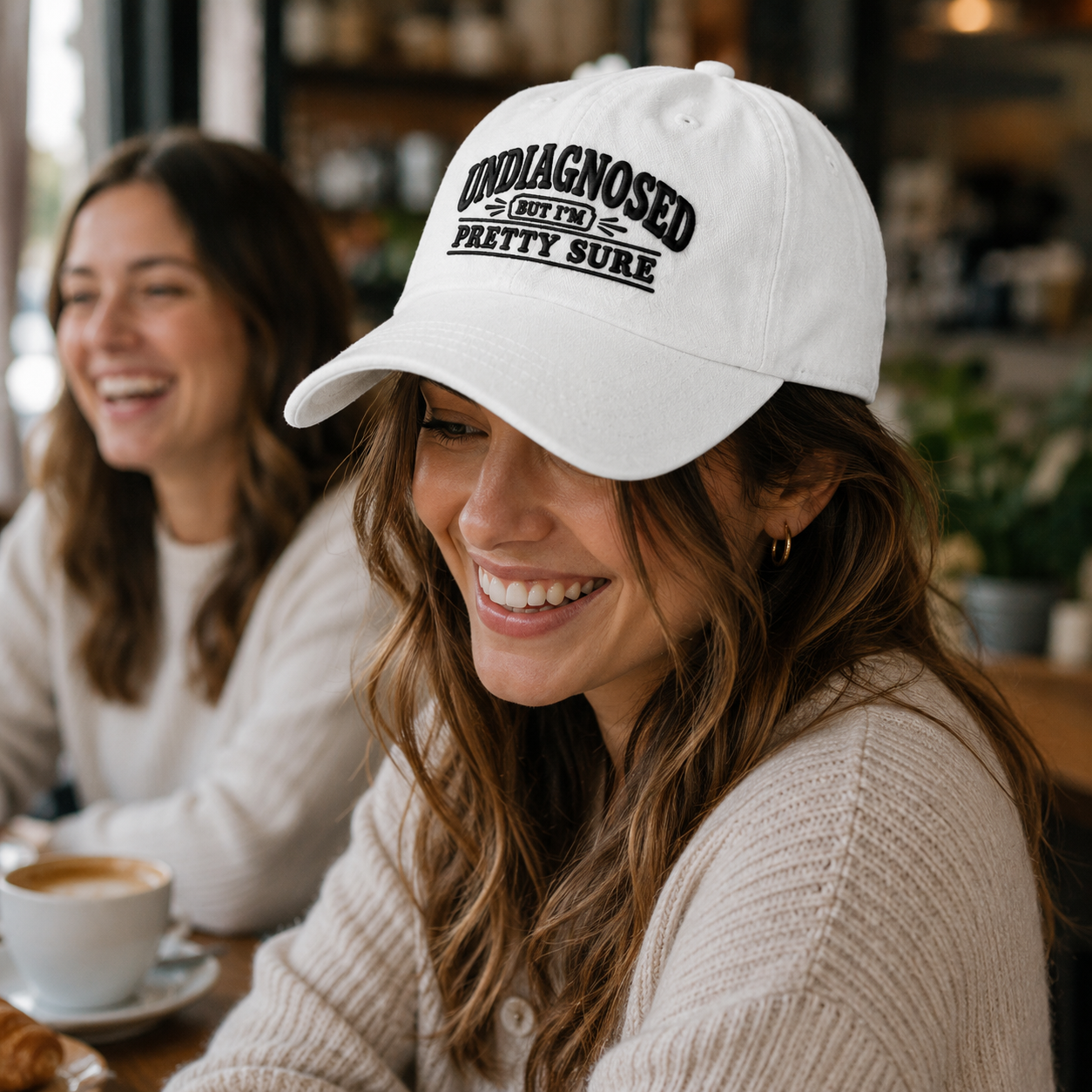 Undiagnosed Pretty Sure Washed Cap - Washed Cap - side view