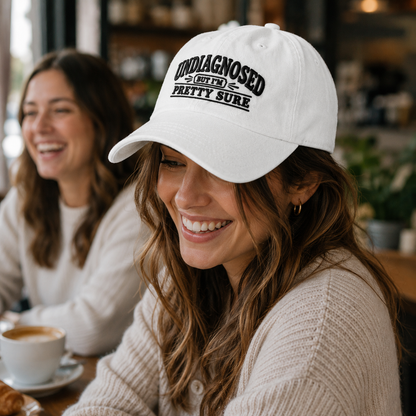 Undiagnosed Pretty Sure Washed Cap - Washed Cap - side view