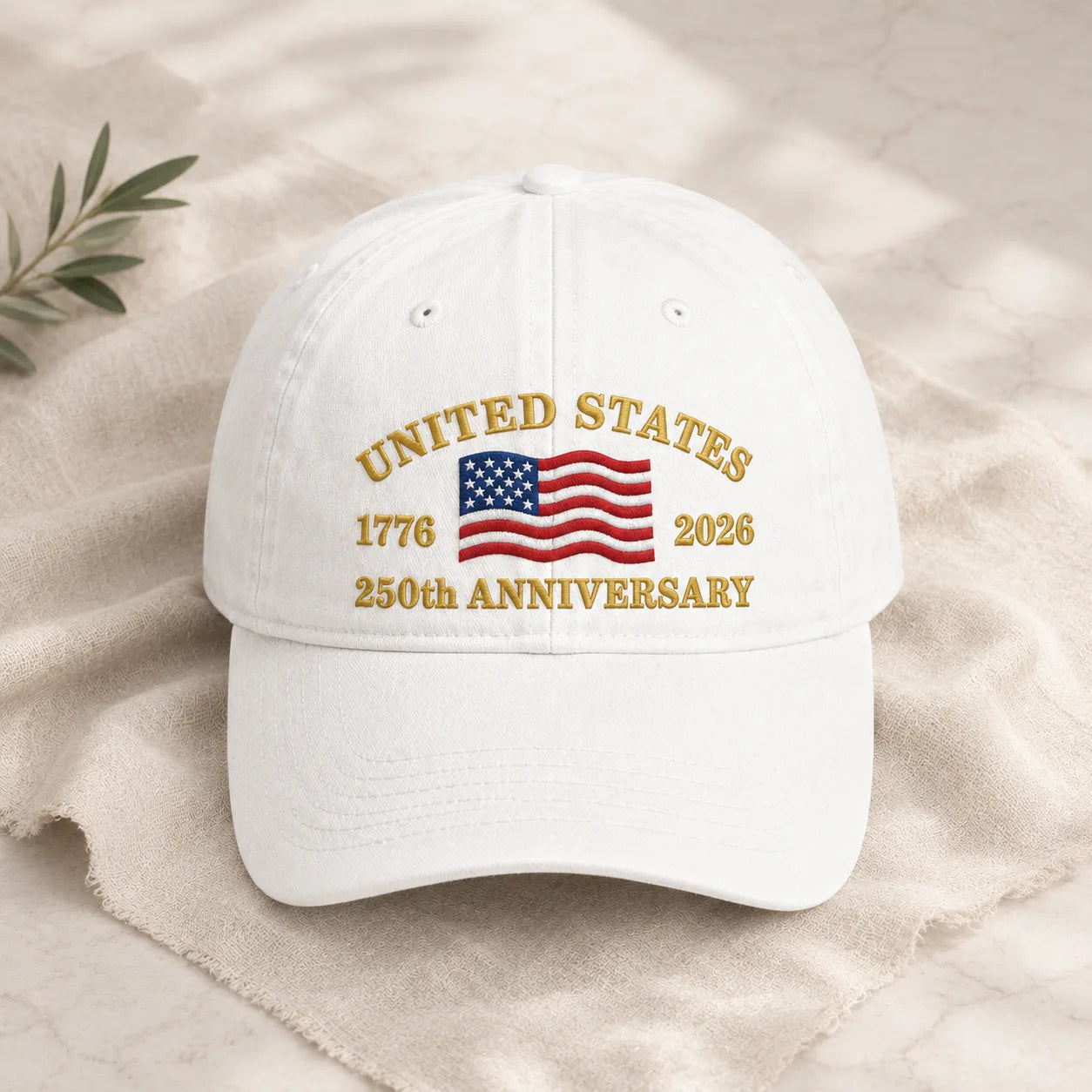 United States 250th Anniversary Best-seller Washed Cap - washed cap - detail
