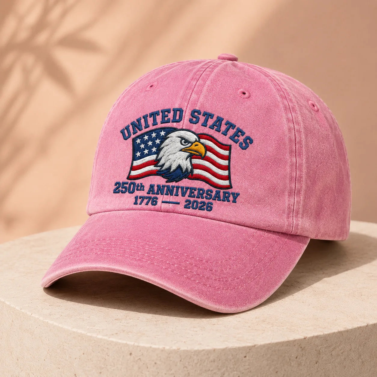 United States 250th Anniversary Bold Washed Cap - washed cap - in use