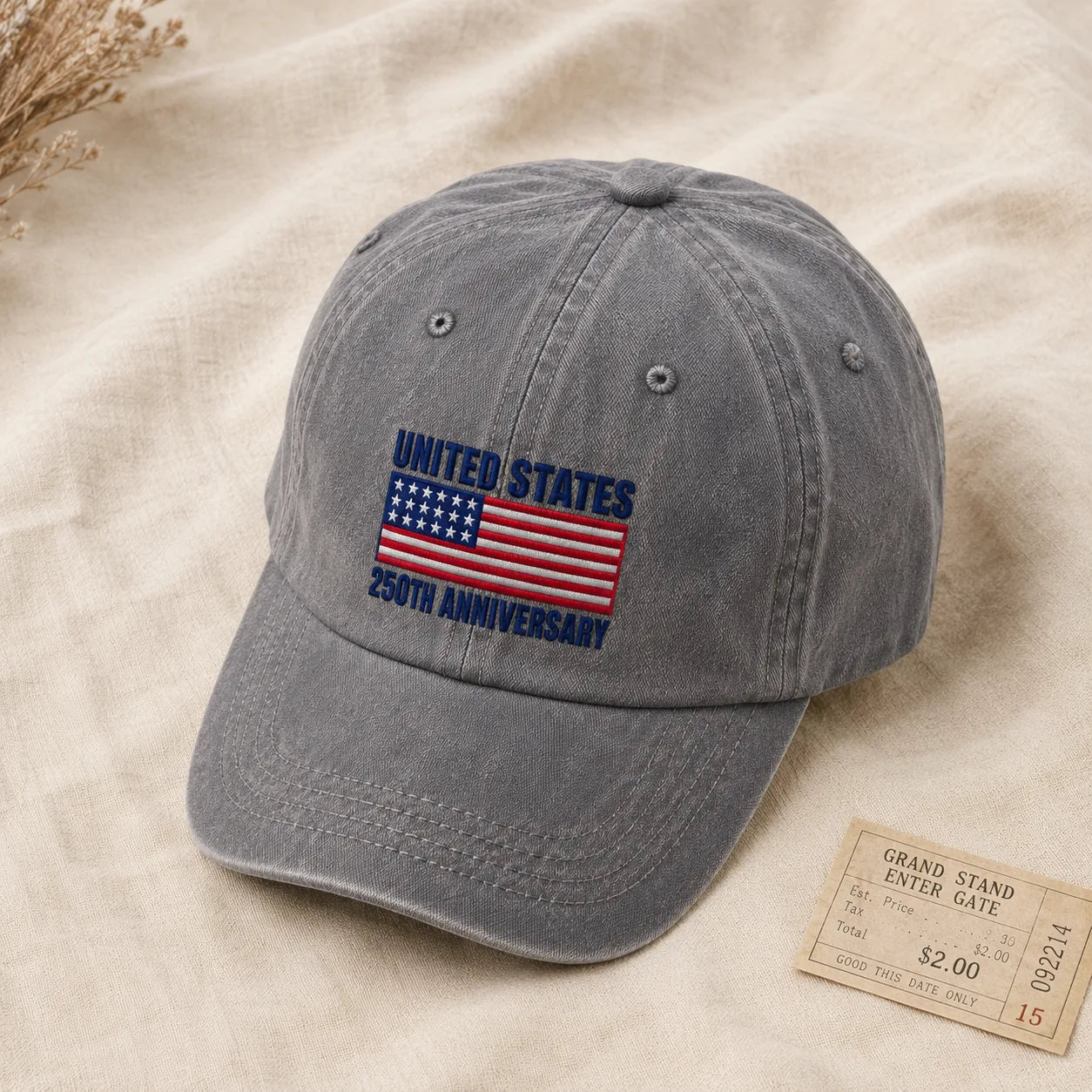 United States 250th Anniversary Washed Cap - washed cap - lifestyle