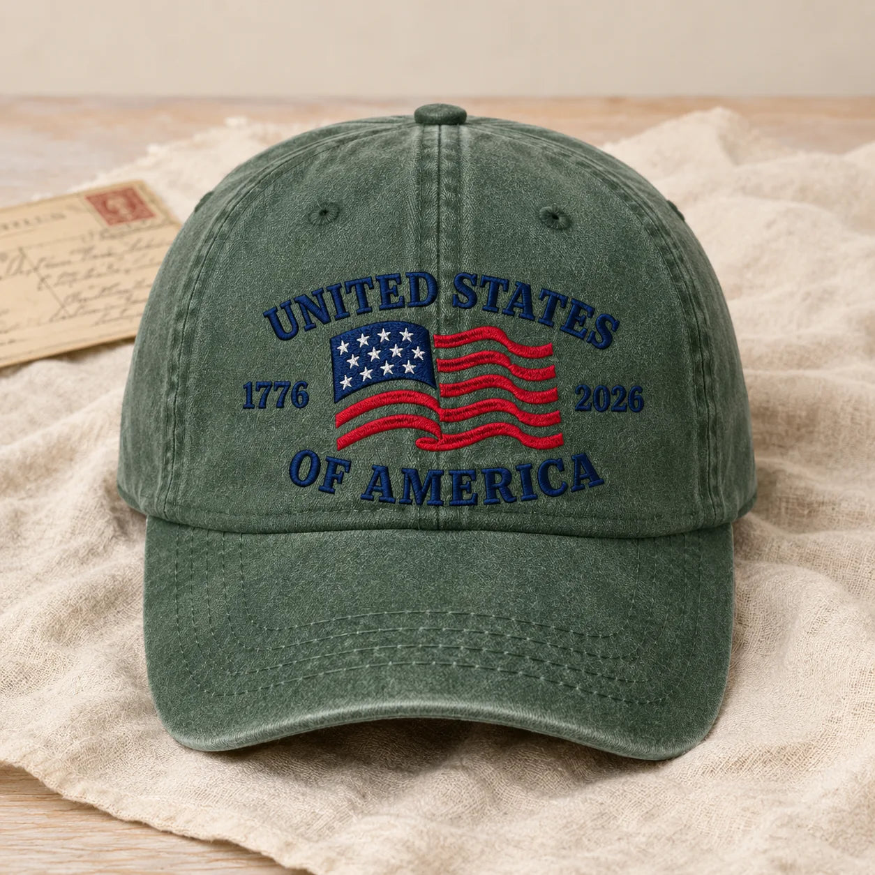United States of America 1776-2026 Washed Cap - washed cap - alternate angle