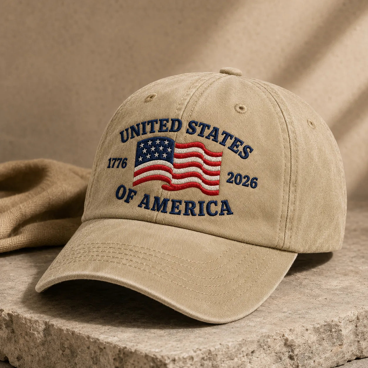 United States of America 1776-2026 Washed Cap - washed cap - detail
