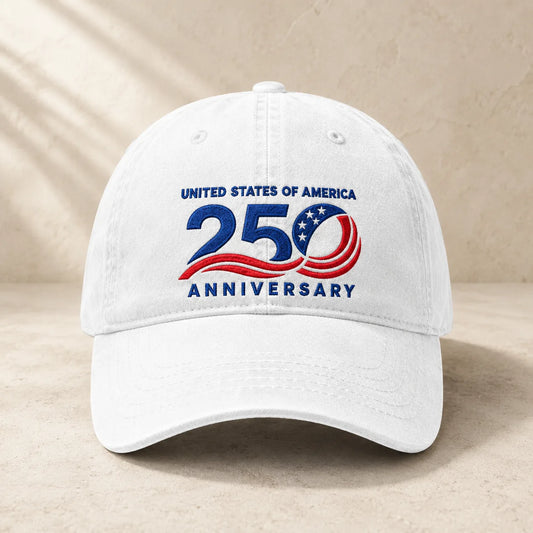 United States of America 250 Anniversary Washed Cap - washed cap - front view