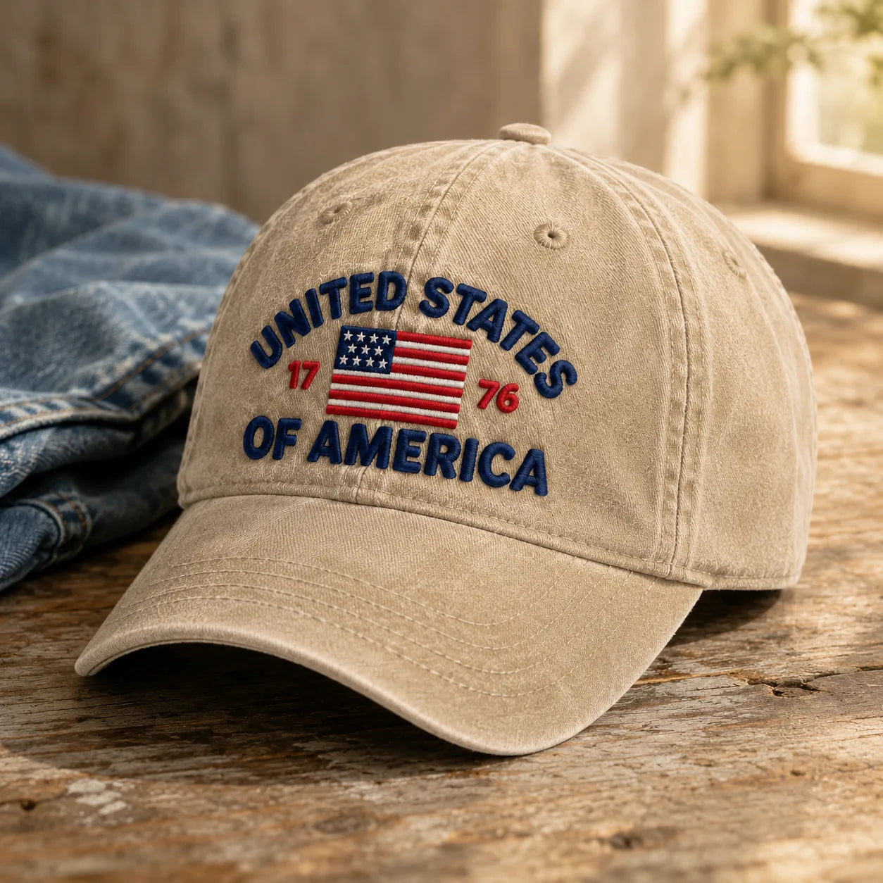 United States of America Washed Cap - washed cap - lifestyle
