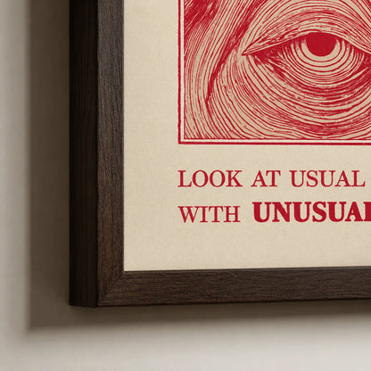 Unusual Eyes Quote Wall Art Decor - Wall Art Decor - packaging