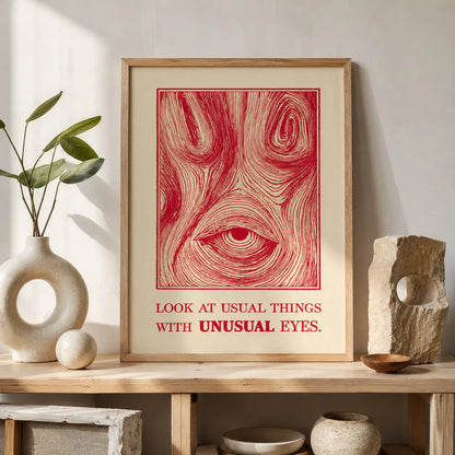 Unusual Eyes Quote Wall Art Decor - Wall Art Decor - view 11