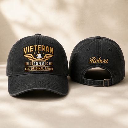 Veteran 1946 Washed Cap - Washed Cap - front view