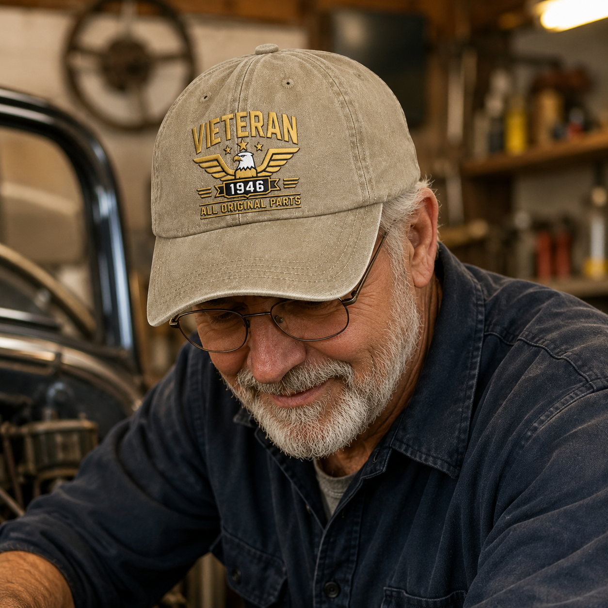 Veteran 1946 Washed Cap - Washed Cap - lifestyle