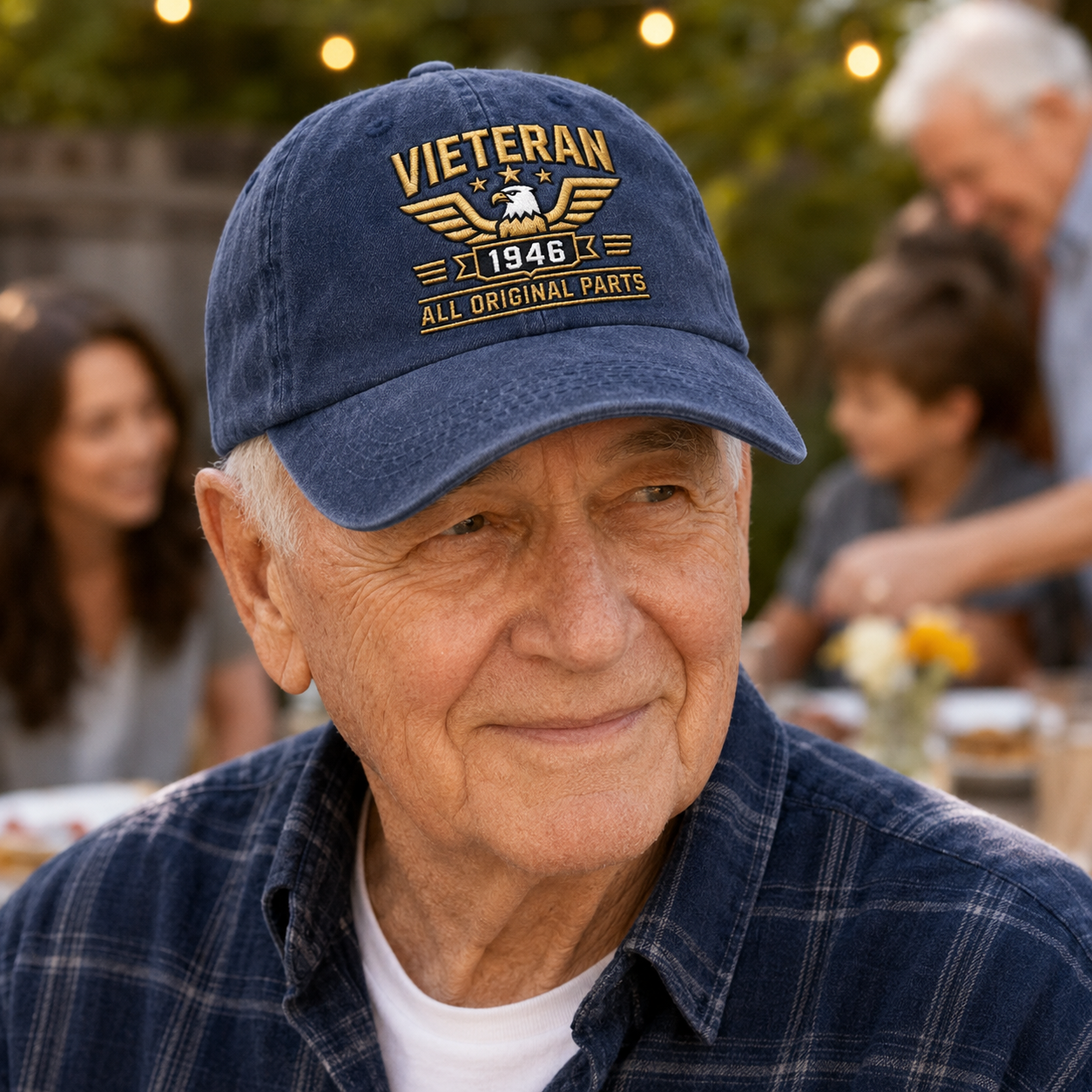 Veteran 1946 Washed Cap - Washed Cap - side view