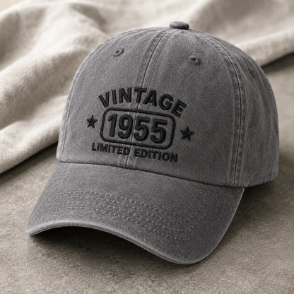 Vintage 1955 Limited Edition Washed Cap - washed cap - in use