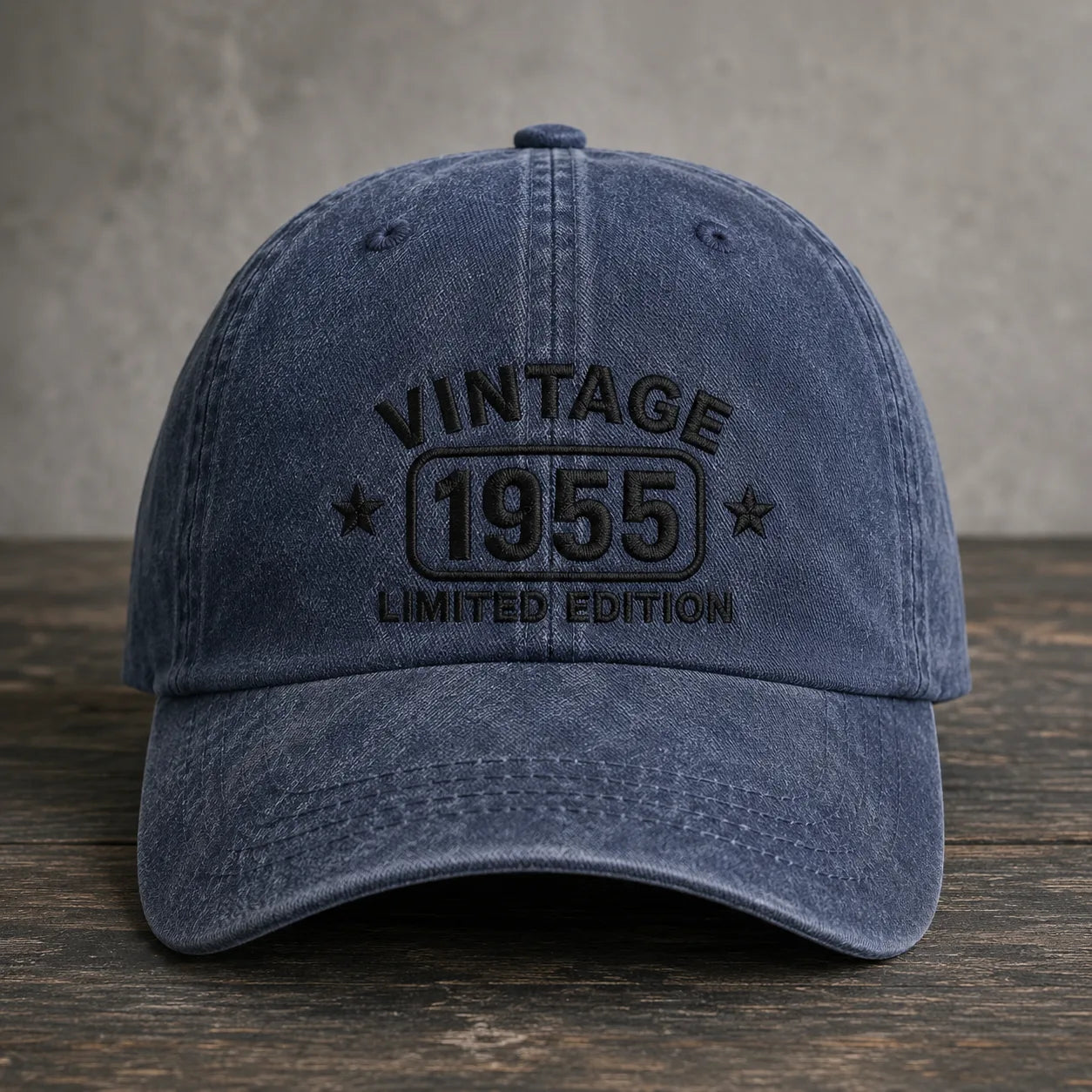Vintage 1955 Limited Edition Washed Cap - washed cap - side view