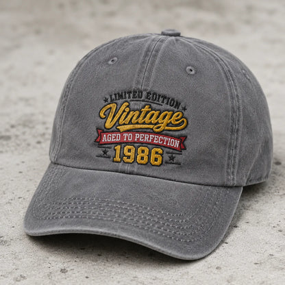 Vintage 1986 Aged to Perfection Washed Cap - washed cap - lifestyle