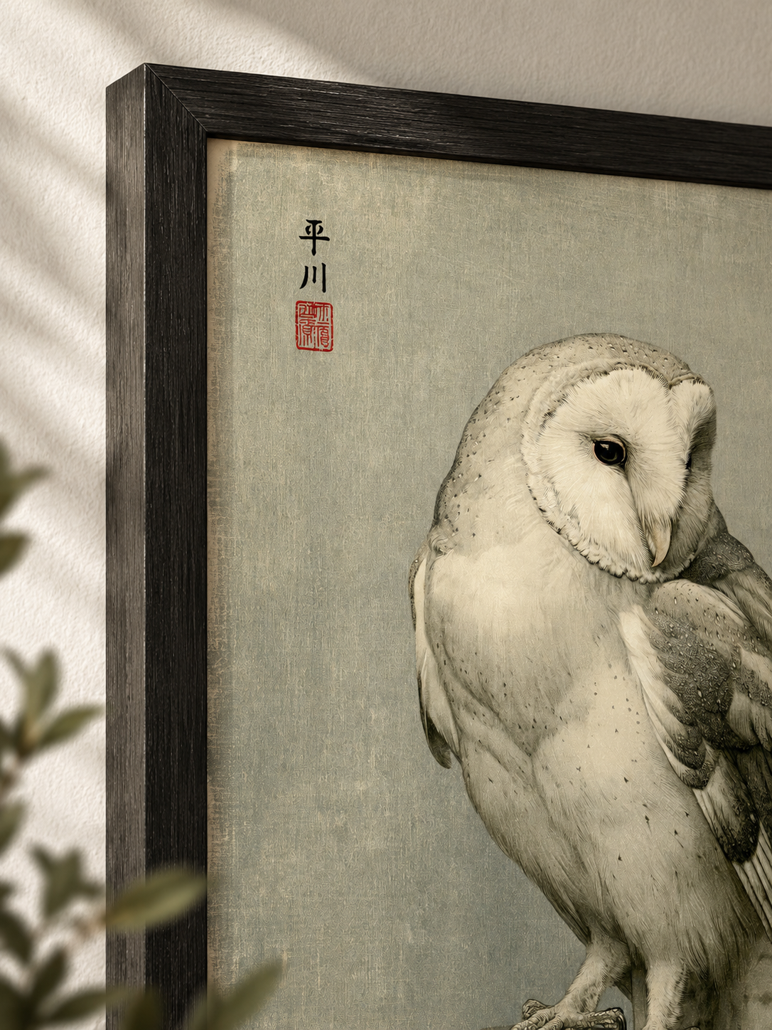 Vintage Barn Owl Art Print - Wall Art Decor - packaging - barn owl poster, canvas print