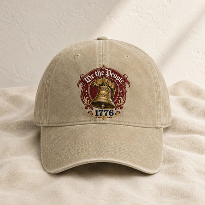 We the People 1776 Liberty Bell Washed Cap - washed cap - alternate angle