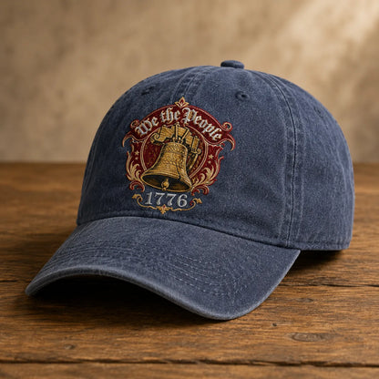 We the People 1776 Liberty Bell Washed Cap - washed cap - detail