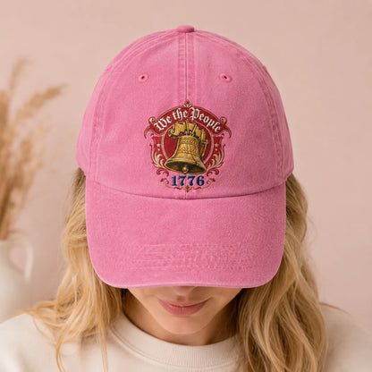 We the People 1776 Liberty Bell Washed Cap - washed cap - styled
