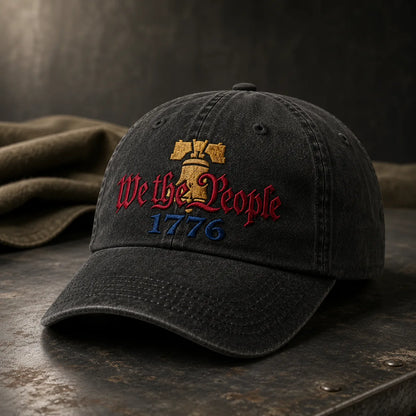 We the People 1776 Washed Cap - washed cap - alternate angle