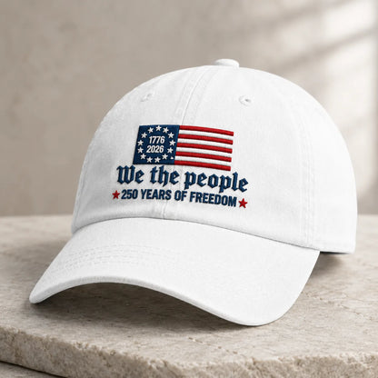 We the People 250 Years Freedom Washed Cap - washed cap - lifestyle