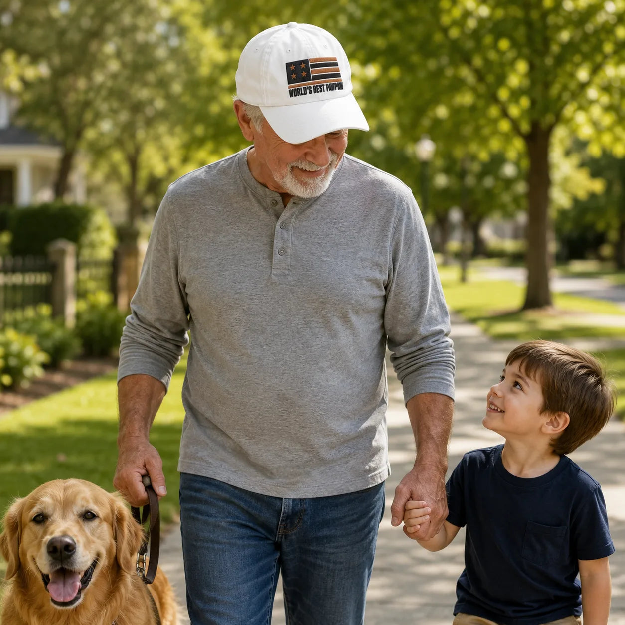 World's Best Pawpaw Washed Cap - washed cap - side view