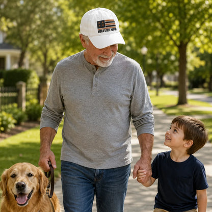 World's Best Pawpaw Washed Cap - washed cap - side view