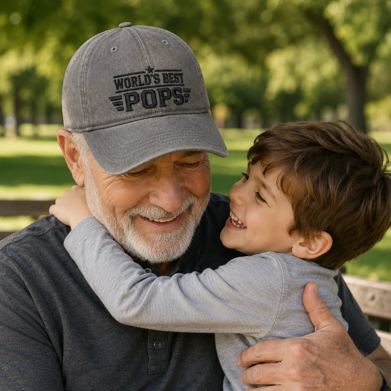 World's Best Pops Washed Cap - washed cap - lifestyle