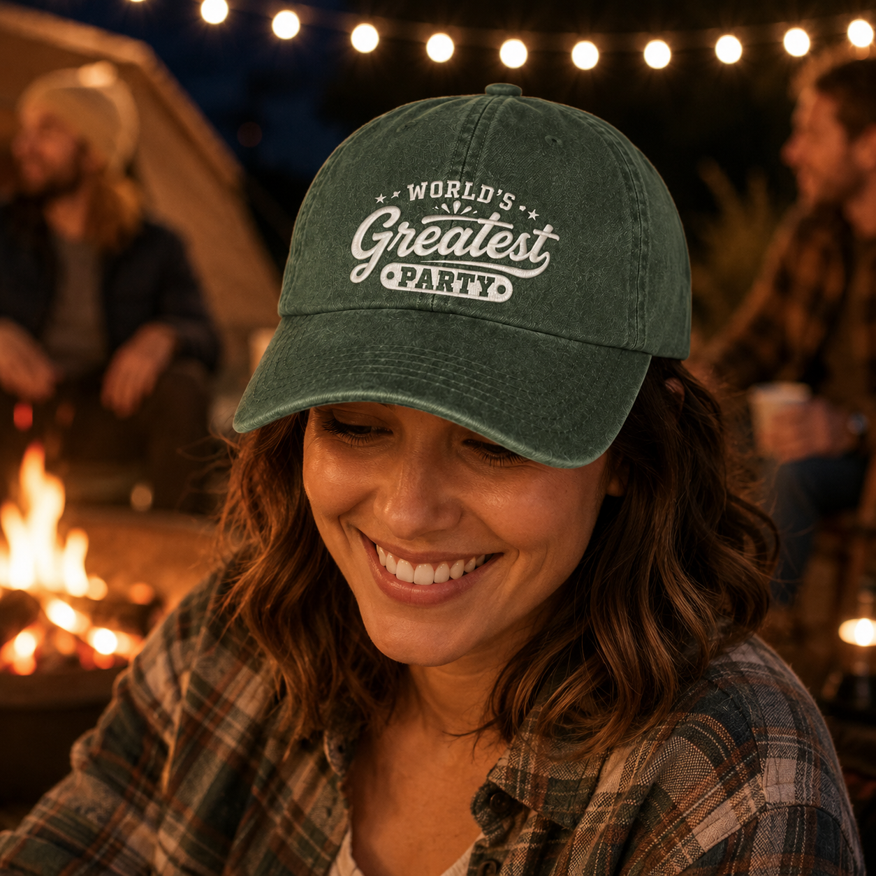 World's Greatest Party Washed Cap - Washed Cap - alternate angle