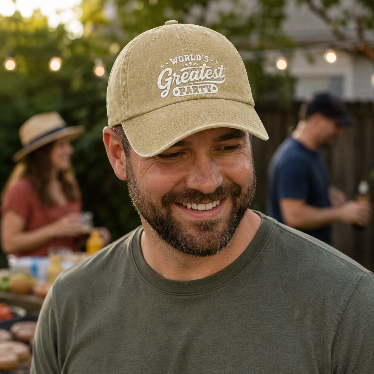World's Greatest Party Washed Cap - Washed Cap - lifestyle