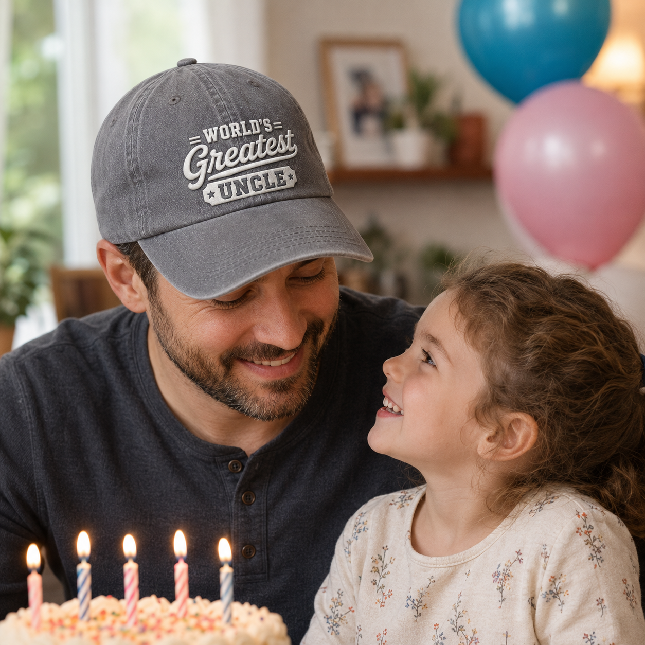 World's Greatest Uncle Washed Cap - Washed Cap - lifestyle
