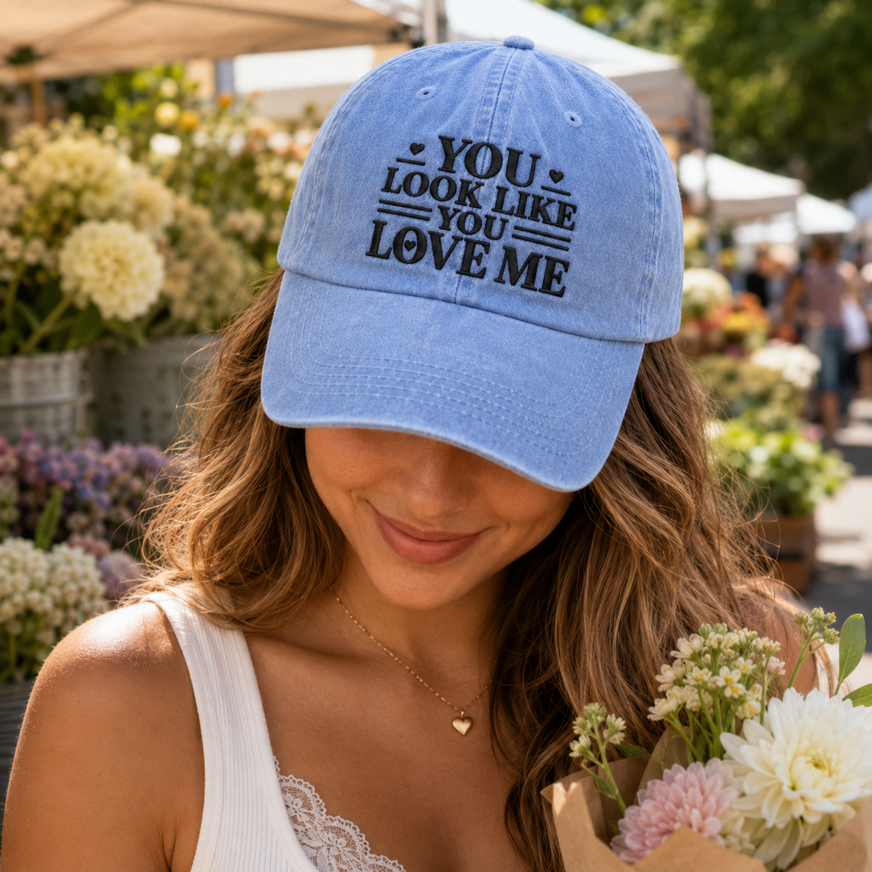 You Look Like You Love Me Washed Cap - Washed Cap - alternate angle