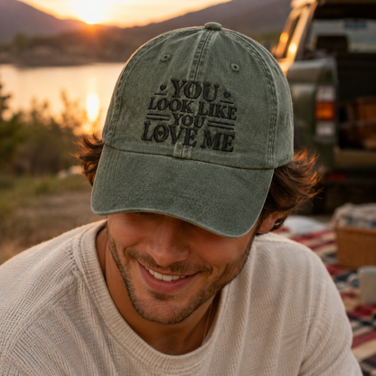 You Look Like You Love Me Washed Cap - Washed Cap - detail